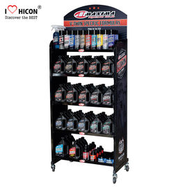 China Drive Sales Metal Display Racks Custom Lubricant Motor Engine Oil Display Rack supplier