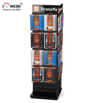 China Custom Display Stand Power Your Performance Wood Wire Spinner Rack Display supplier