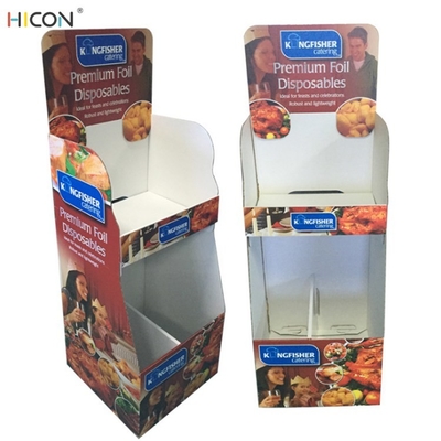 China Freestanding Brown Point of Sale Cardboard Vitamin Display Stands supplier