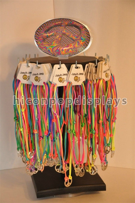 Accessories Retail Shop Wooden Spinner Display Rack With Printing ...