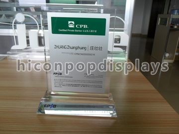 Clear Acrylic Retail Store Fixtures Display Stands Counter Top supplier