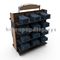 Movable Retail Clothing Racks With Casters For Jeans And Shirts supplier