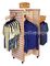 Wooden Slatwall Clothing Store Fixtures and Displays Flooring supplier