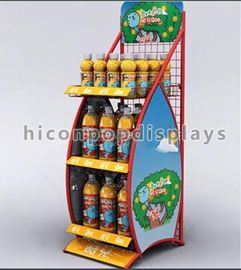 Drinks Retail Merchandising Displays 4 Tier Waterproof For Beer supplier