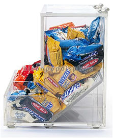 Counter Top Acrylic Display Case , Pure Acrylic Display Cubes for Candy Wholesale supplier