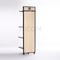 Apparel Retail Store 4 Caster Clothing Rack Free Standing Clothing Display Rack supplier