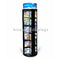 Free Standing Retail Store Displays Fixtures Round Rotating Wood Magazine Display Rack supplier