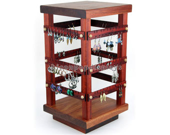 Jewelry Accessories Display Stand Countertop Wood Jewelry Store Equipment supplier