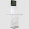 Book Retail Store Fixtures Clear Acrylic Floor Display Stand With Lcd Screen supplier