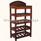 Custom Size Retail Shop Wine Display Shelf Wooden For Advertising Whiskey supplier