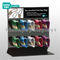 Black Acrylic 2 - Layer Counter Display Racks Keychain Display Stand 10 Hooks supplier