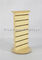 Round Base Spinner Display Rack Wooden 2 Way Slatwall Display Stand Countertop supplier