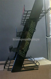 Advertising Countertop Metal Display Racks 4 - Tier Energy Drink Display Rack supplier