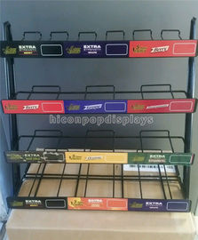 Advertising Countertop Metal Display Racks 4 - Tier Energy Drink Display Rack supplier