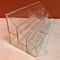 Retail Store 3 Step Counter Display Racks Clear Acrylic Display Holder For Brochure supplier