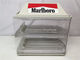 Vintage Acrylic Marlboro Cigarette Display Case Transparent Polished 2 - Layered supplier