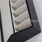 Tabletop Wooden Display Racks Black Leather Belt Display Case For Fashion Store supplier