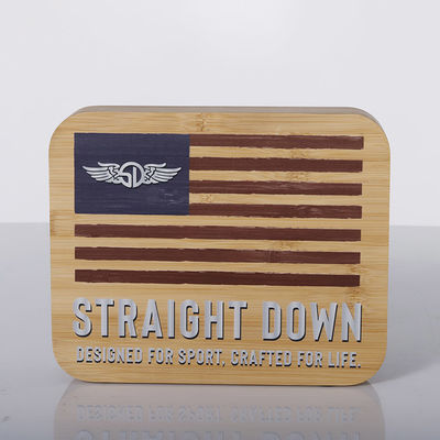 Clothing Retail Store Brand Sign 2-way Signage Custom Logo Wooden Sign supplier