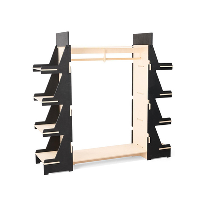 Eco Friendly Clothing Shop Retail Store Fixtures 4-way Clothing Rack supplier