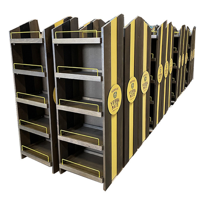 Creative Retail Wine Display 5-tier Wine Store Merchandising Displays supplier