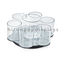 In Store Cosmetic Display Stand Acrylic Counter Cosmetic Organizer With Dispenser supplier