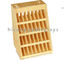 Birch Wooden Display Racks Countertop 240 Bottle Essential Retail 4-Tier Display Rack supplier