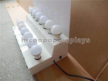 Custom Point Of Purchase Merchandising Displays For Bulbs And Acrylic Led Night Light supplier