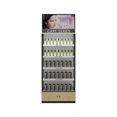 Cosmetic Display Stand Custom Cosmetic Products Display For  Retail supplier