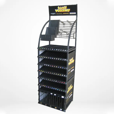 Durable Metal Display Racks Retail Store Brand Logo Display Solution supplier