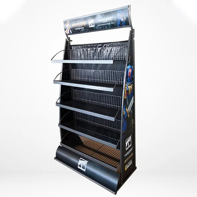 Durable Metal Display Racks Retail Store Brand Logo Display Solution supplier