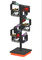 Clothing Store Fixtures 4-way Footwear Shop Display Stand Metal Shoes Display supplier