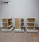Wooden Clothing Store Fixtures Metal 4-Way Garment Shop Display Racks Floor Standing supplier