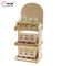 Counter Top Wooden Display Racks 3-Layer Wood Display Shelf For Retail Store supplier