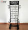 Umbrella Flooring Display Stands 1600mm × 400mm Made In Black Metal With Casters supplier