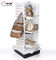 Catch Glance slatwall Display Stands Bag Store Wood Slotted Display Gondola H Shape supplier