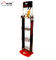 Liquor Shop Metal Wine Display Stand / Shelves Freestanding With Advertising Signage supplier