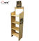 Point of Purchase Wooden Display Racks Free Standing For Nutritional Shake Chocolate supplier