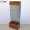 Commercial Retail Store Large Slatwall Wood Flooring Display Rack With Storage supplier