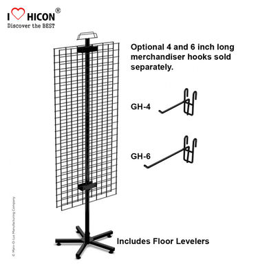 Hanging Accessories Display Portable Gridwall Floor Display Stands supplier