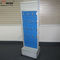 Customized Free Standing Slatwall Display Stands With Storage In Wood Metal supplier