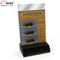 Small Wooden Countertop Sunglass Display Stand Black Waterproof supplier