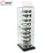 Lockable Revolving Sunglasses Display Case 8 Tier Customized supplier
