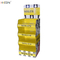 Custom Yellow Single-Sided 4 Tier Floor Cardboard Display Stands supplier