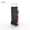 Customized Black Metal Pegboard Battery Display Stand with Hooks supplier
