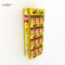 Custom 4-Tiers Yellow Metal Food Display Rack Design for Sale supplier