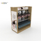 2-Layers Brown Wood Wire Underwear Clothing Display Rack supplier