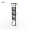 3-Tiers White Graphics Beverage Kiosk Displays Shelf Design supplier