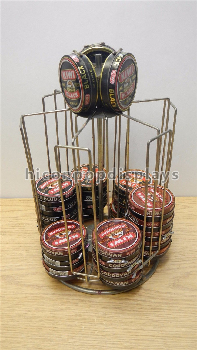 Metal Wire Polish Spinner Rack Display Stand Custom Tabletop Store ...