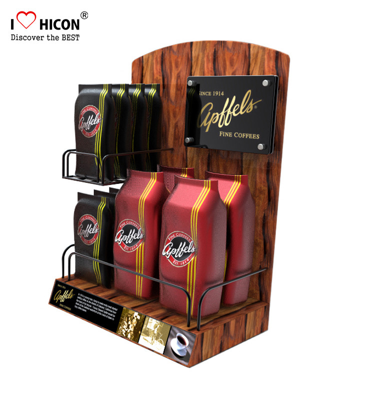 Lure Clients Counter Display Racks Coffee Bag Promotional Retail Food ...