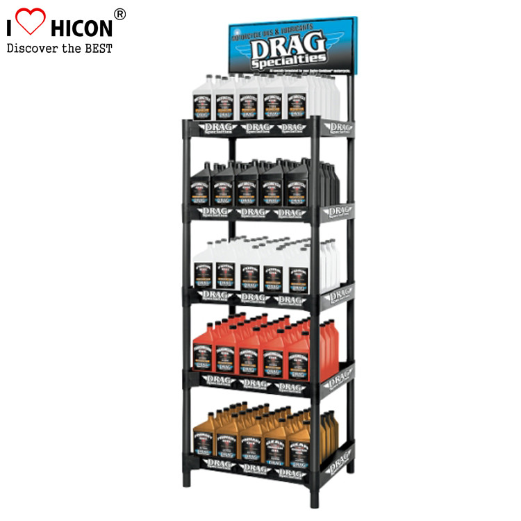 Engine/motor Racks 2020 New Customized Metal Display Racks Lubricating Motor Engine Oil ...